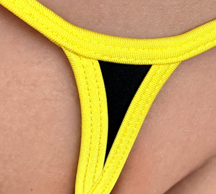 Comfortable Open Crotch Thong - Premium Spandex | SHbikini