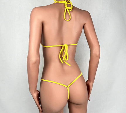 114-3SS Transparent Mini Bikini Set - Premium European Lycra & Heavy Fishnet | SHbikini
