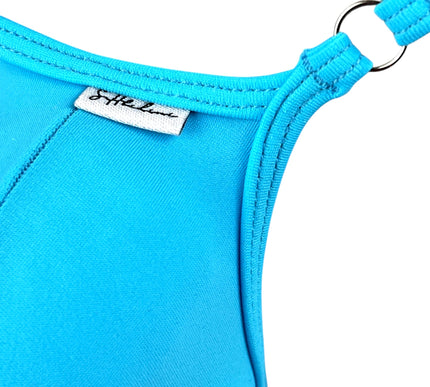 525-4 Men's Micro Y-String - Blue Paradise