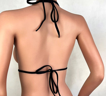 Minimalist Micro Bikini Top - Handmade Triangle Bralette SHbikini
