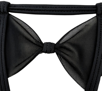 Elegant Micro G-String Thong with Handmade Accent Bow | Style 1003-S