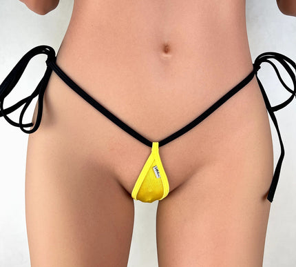 Extreme Micro Spandex Thong with Adjustable Side Ties