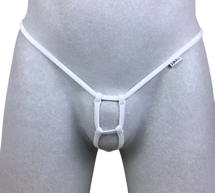 SHbikini Men’s Minimalist Contour Frame – Architectural Open-Back Posing String