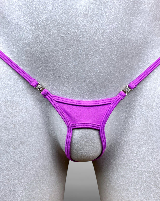 Luxury Men's Crystal Thong - Handmade Jewel Swimwear | SHbikini