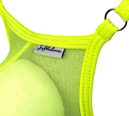 Men's Micro Mesh Y-String - Tropic Lime Neon Green