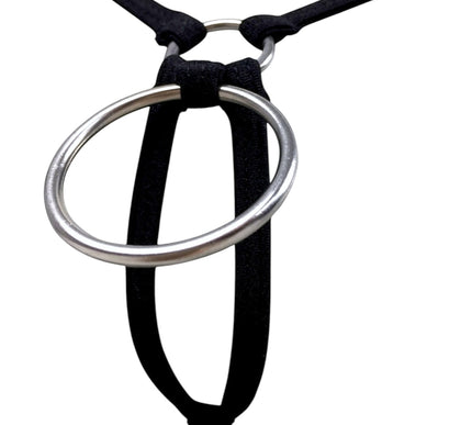 Men’s Micro String Thong with 40mm Metal Front Ring 511-1