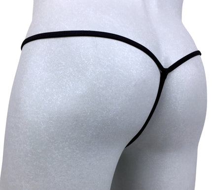 Men’s Micro String Thong with 40mm Metal Front Ring 511-1