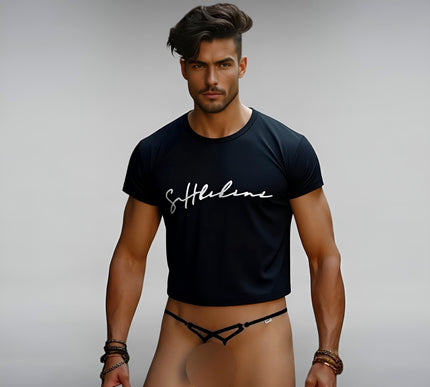 Men's Open Crotch Micro Thong - Adjustable Support Ring | S-L