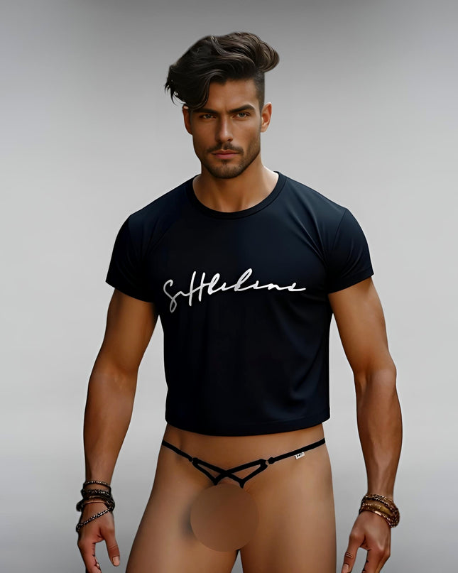 Men's Open Crotch Micro Thong - Adjustable Support Ring | S-L