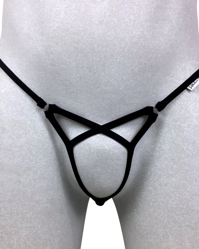 Men's Open Crotch Micro Thong - Adjustable Support Ring | S-L