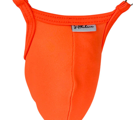 Men's Micro Thong with Plug Loop - Orange | SHbikini 528-0