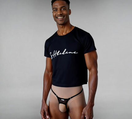 Men's Open Mesh Thong 507-SS – Custom Fit Sexy Backless Bikini