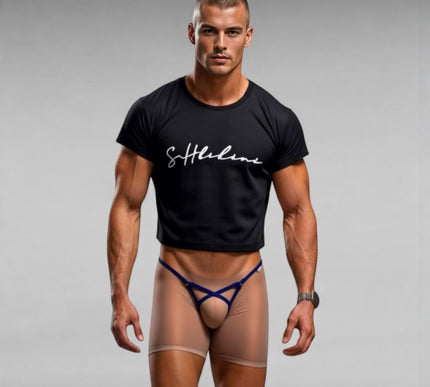 Men's Open Pouch Micro Thong | High-Performance Stretch Fabric | SHbikini
