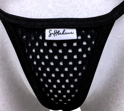 Men's Sexy Black Micro Mesh Thong Bikini One Size 515-SS