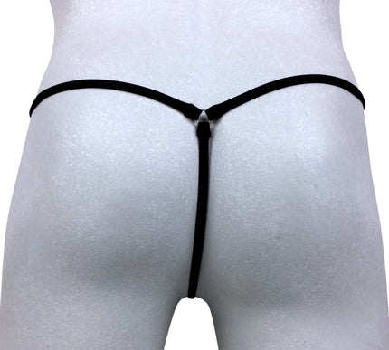 Men's Sexy Black Micro Mesh Thong Bikini One Size 515-SS