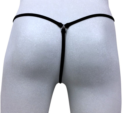 Men's Sexy Micro Thong Black Bikini Underwear One Size 515-0