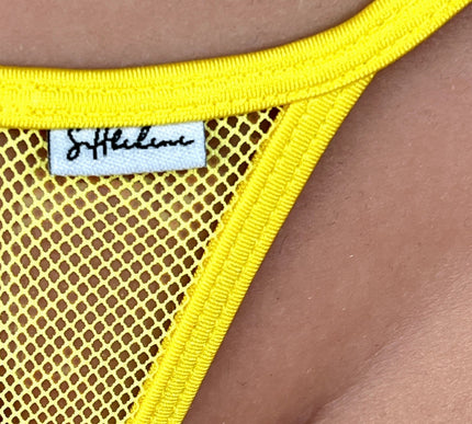 Micro Thong Bikini Bottoms - Handmade Spandex Mini String Swimwear