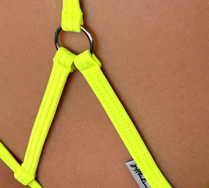 Neon Green Open Bust & Crotchless Micro Bodysuit SHbikini 1002-8 | Sexy Lingerie