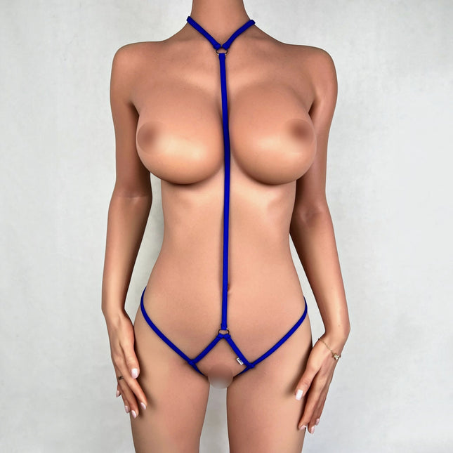 Open-Bust & Crotchless Micro Teddy Body | Style 1002-3