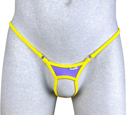 SHbikini 507-2 Men’s Minimalist Cutout G-String Thong | Handcrafted Micro Underwear