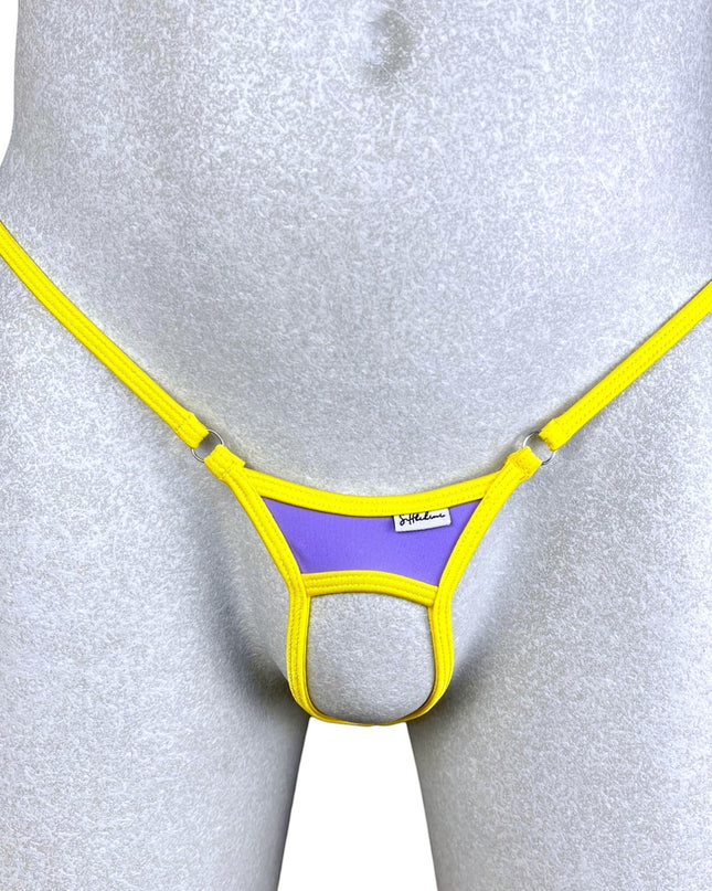 SHbikini 507-2 Men’s Minimalist Cutout G-String Thong | Handcrafted Micro Underwear