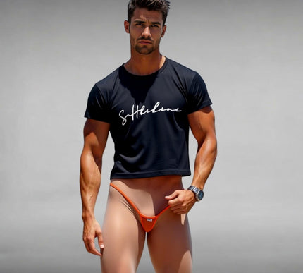 SHbikini 515-S Men’s Mini Micro G-String Thong | Sexy Beach Tan & Spa Underwear
