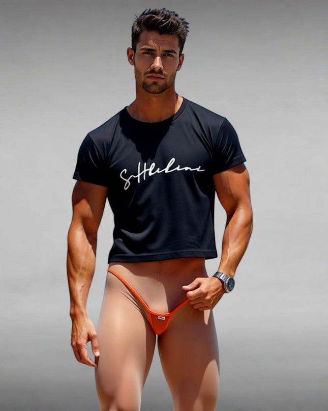 SHbikini 515-S Men’s Mini Micro G-String Thong | Sexy Beach Tan & Spa Underwear