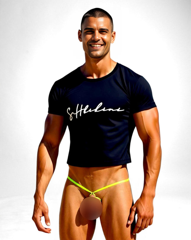 Men’s Seductive Open Micro String Thong