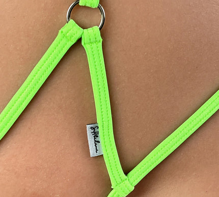 Sexy Green Cupless Crotchless Micro Bikini Body 1002-9 | SHbikini