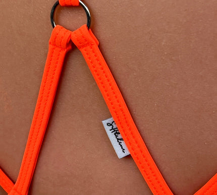 Sexy Orange Cupless Crotchless Micro Bikini Body 1002-5 | SHbikini