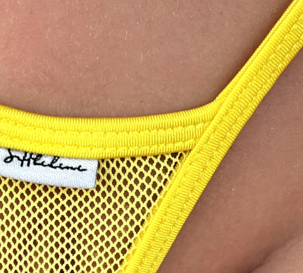 Strappy Y-Back Open-Bust Mesh Thong Bodysuit | SHBikini