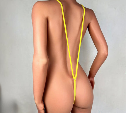Ultra Minimal Slingshot String Thong - Tiny Micro Bikini Edge Lingerie