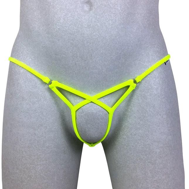 Men’s Open Spandex Thong – Minimal Stretch Underwear