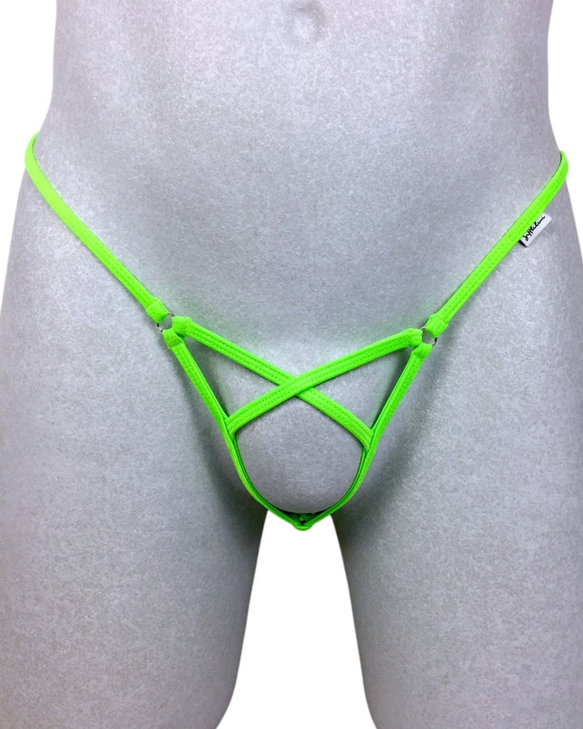 Men’s Open Spandex Thong – Minimal Stretch Underwear