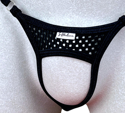 Men’s Open Spandex Thong – Minimal Stretch Underwear