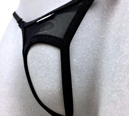 Men’s Open Spandex Thong – Minimal Stretch Underwear