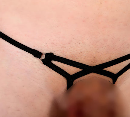 Men’s Open Spandex Thong – Minimal Stretch Underwear