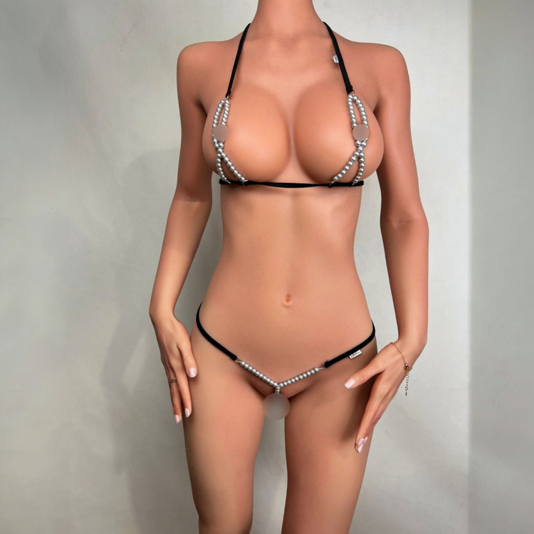 Otwarte MICRO BIKINI perła 105-1